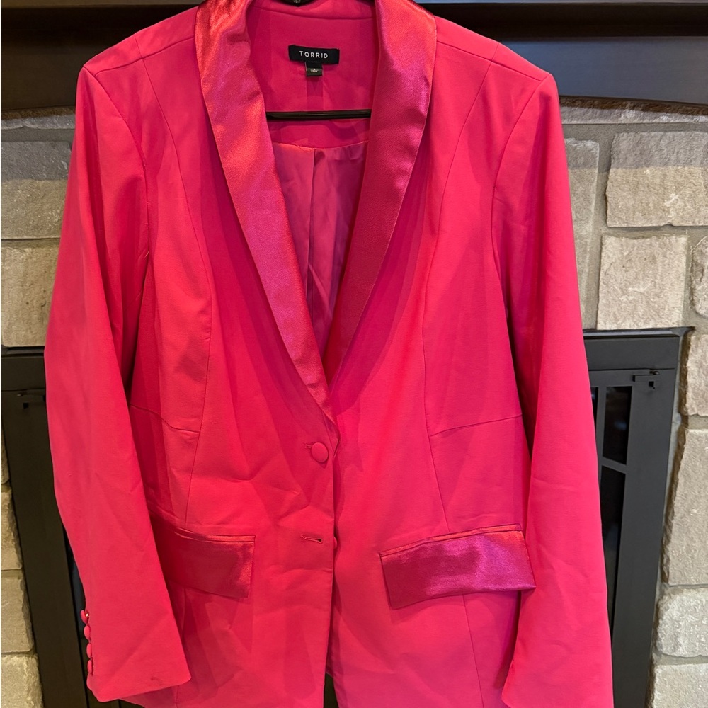 Torrid Fuchsia Blazer Jacket